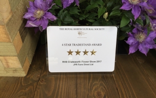 RHS Chatsworth 4-star award 2017